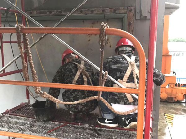 閘門水封更換、改造施工